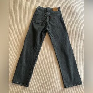 Ankle Ribcage Black wash levis size 26
